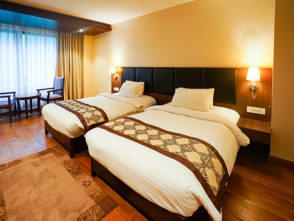 Guest room at Hotel Ariya in Thimphu