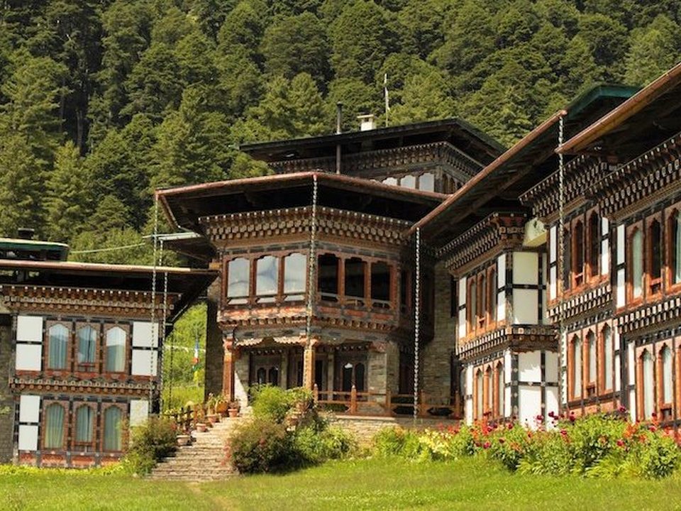 Exterior of Dewachen Hotel & Spa in Phobjikha