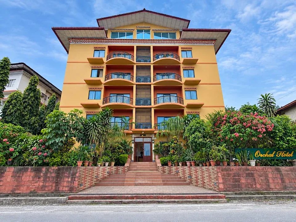 Exterior of The Orchid Hotel in Phuentsholing