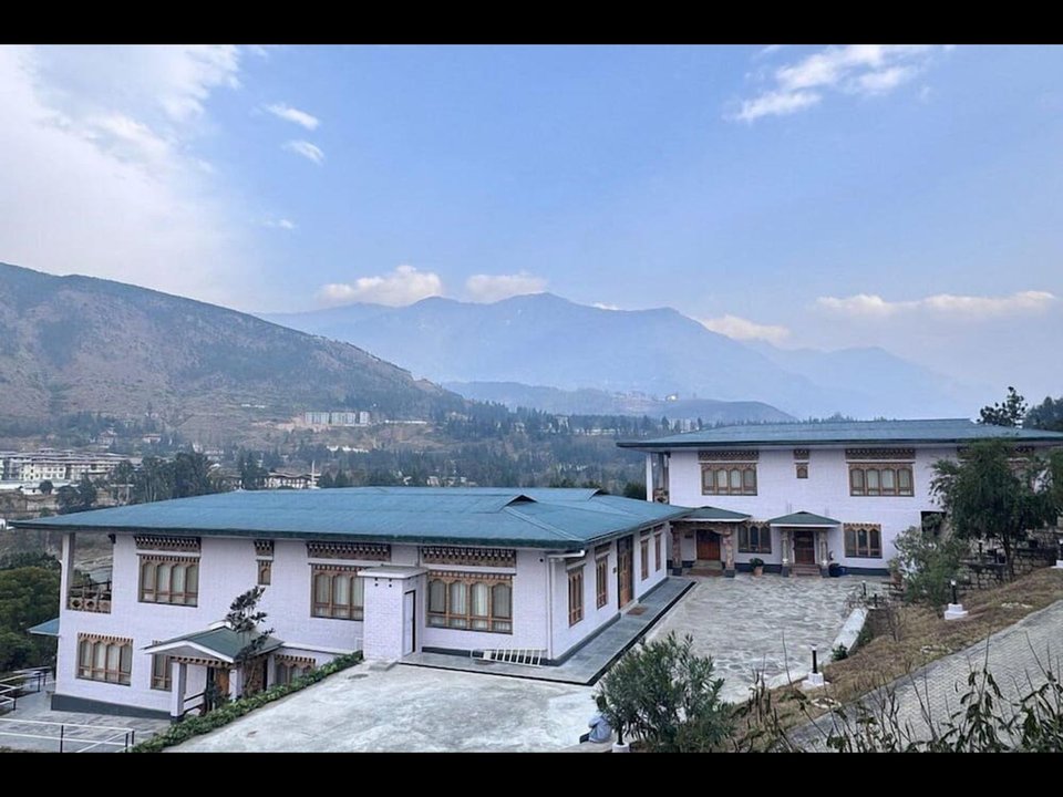 Exterior of Punatsangchhu Cottages near Punakha